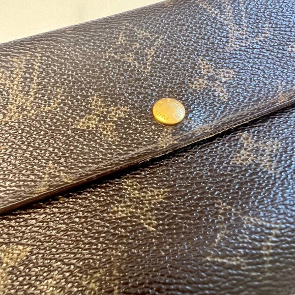 Louis Vuitton Vintage 1992 Monogram Sarah Wallet INCL DATE CODE - Picture 1 of 12